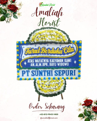 Papan Bunga Duka di Sorawolio