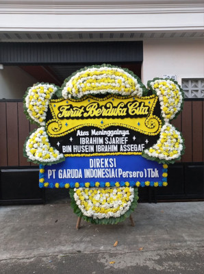 Papan Bunga Duka di Sorawolio