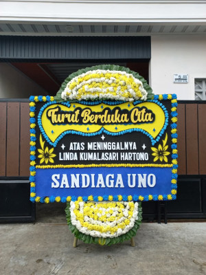 Papan Bunga Duka di Sorawolio
